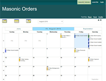 Tablet Screenshot of masonicorders.org.au